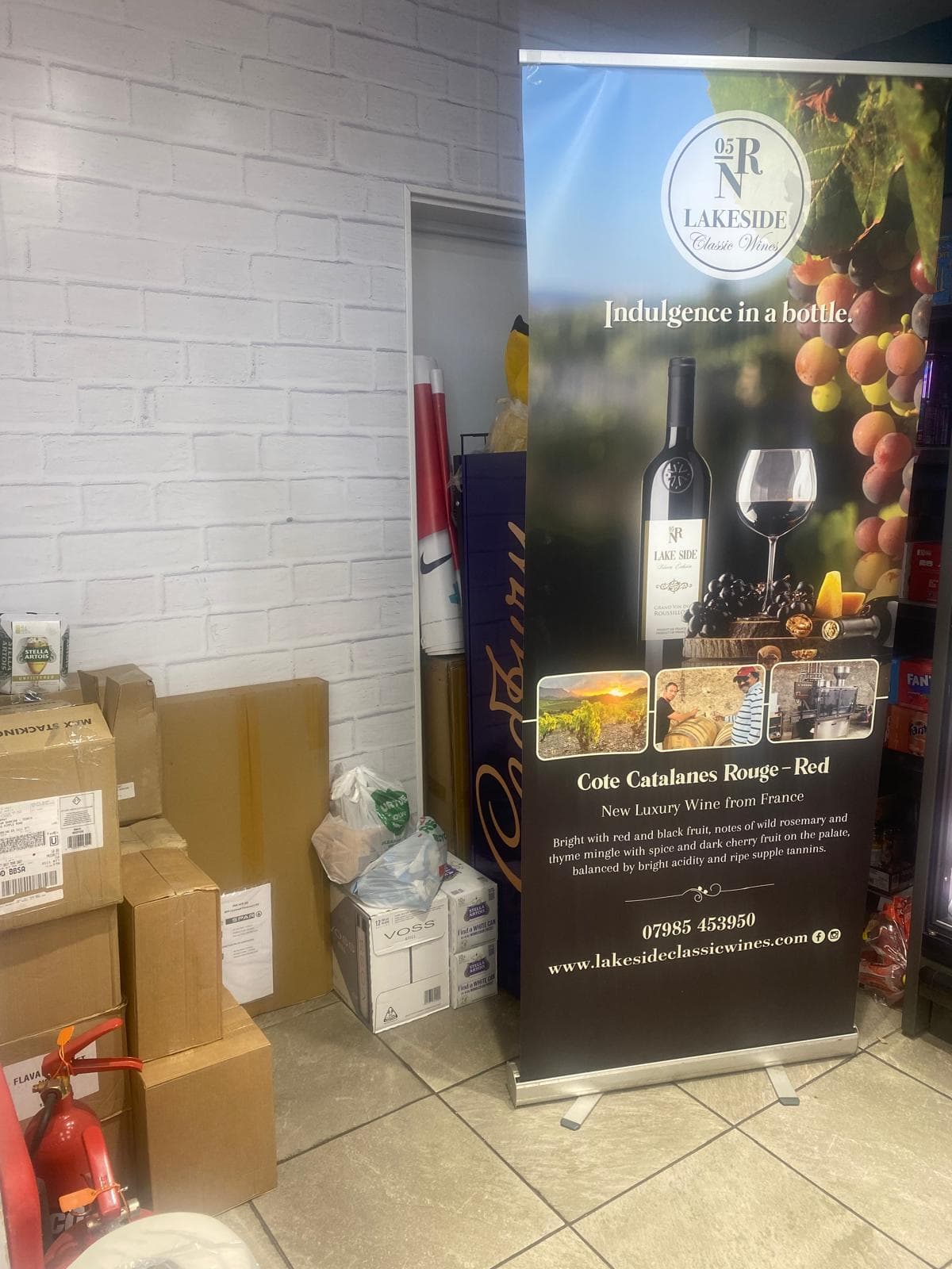 Display of our Wines in Markets photo 4
